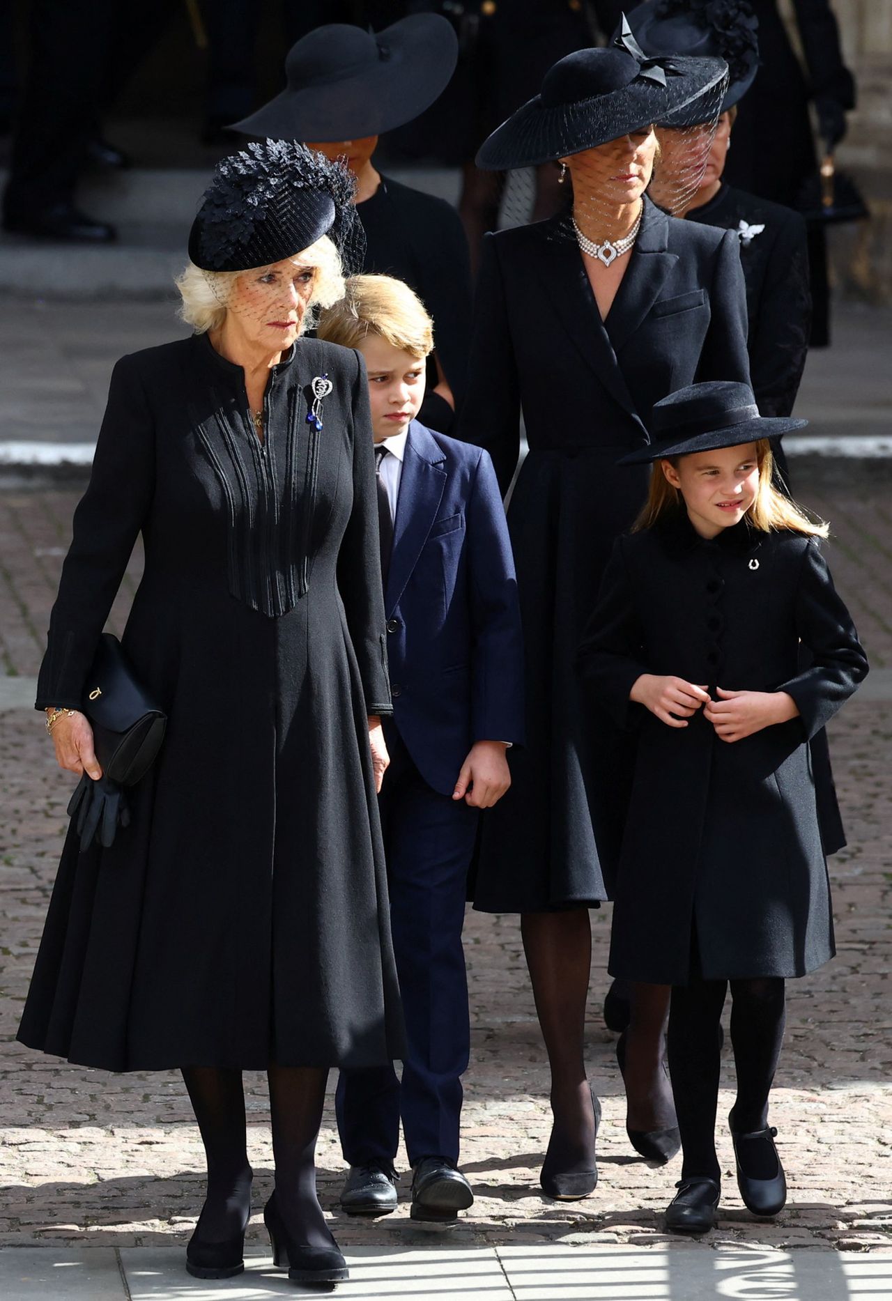 Charlotte na pogrzebie Elżbiety II