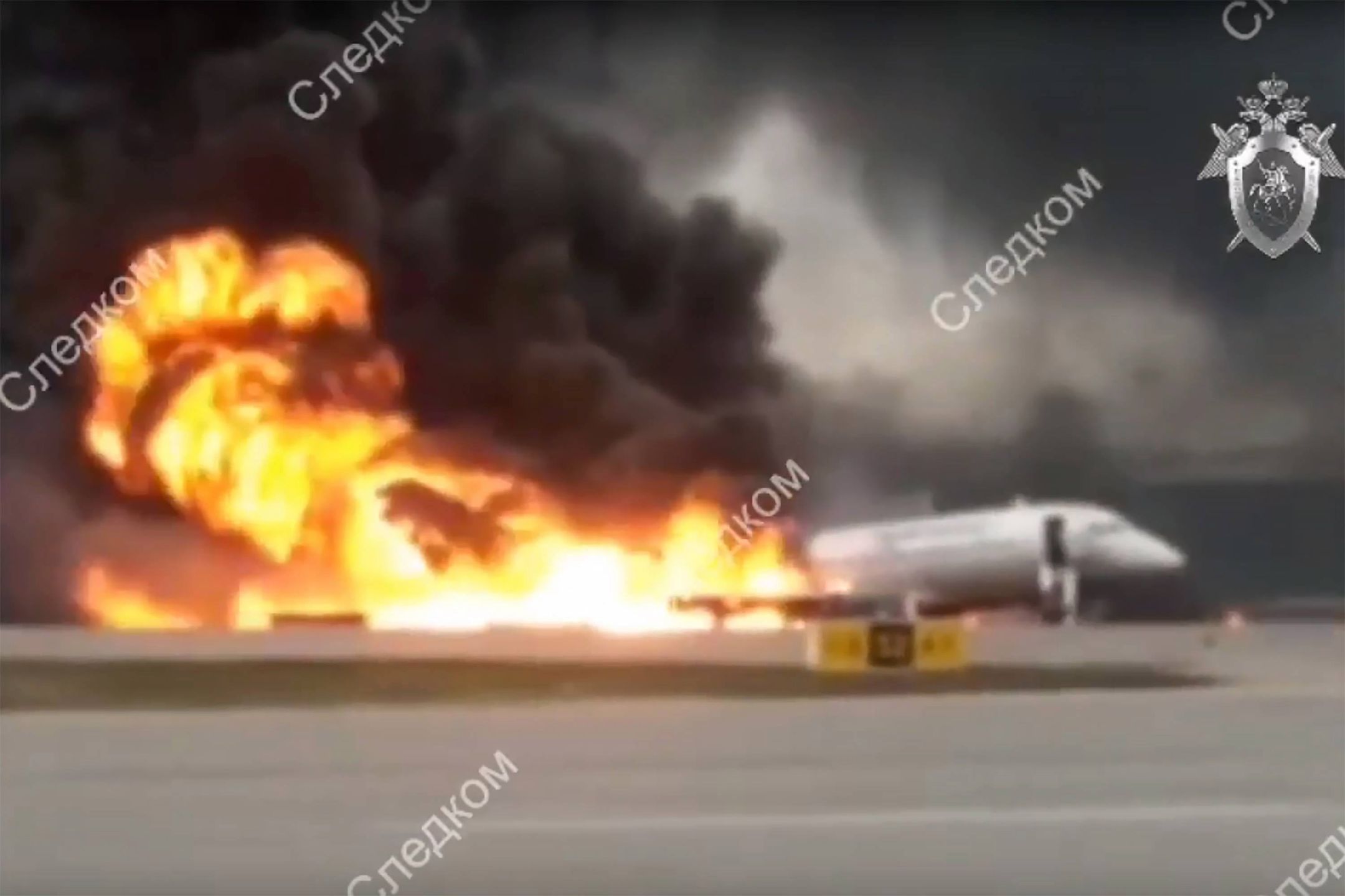 Katastrofa samolotu Suchoj Superjet 100 linii Aeroflot na lotnisku Moskwa-Szeremetiewo