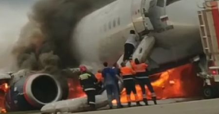 Katastrofa samolotu w Moskwie. Nowe nagranie z bohaterskim pilotem