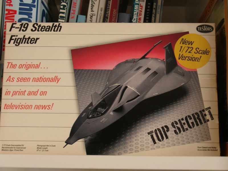 Model domniemanego F-19 