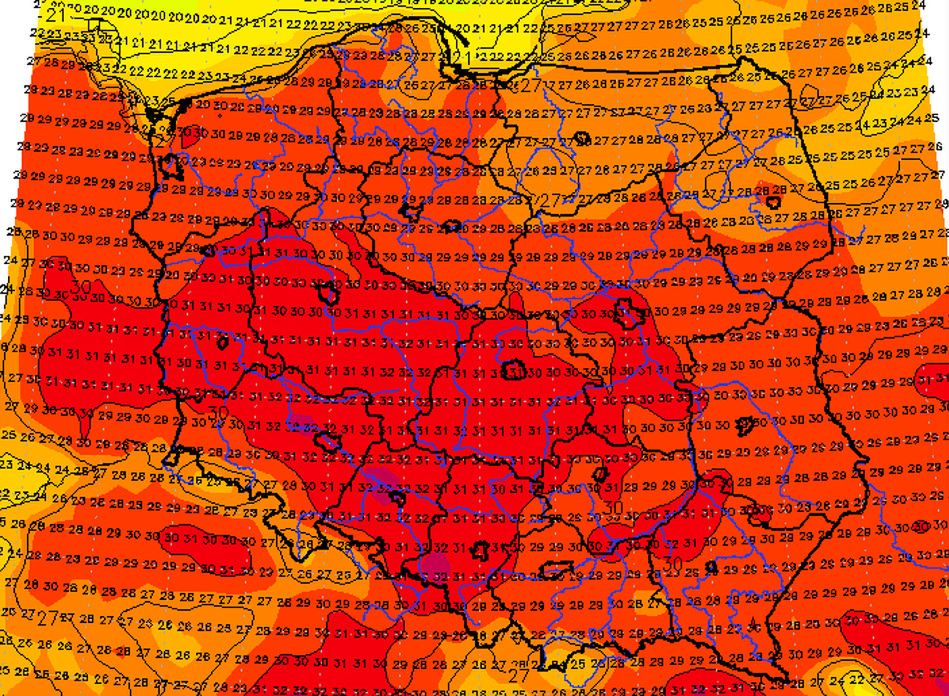 Pogoda. Nadchodzi nowa fala upałów. Wkrótce 32 stopnie C