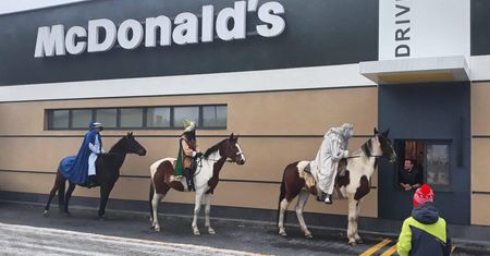 Trzej królowie w McDonald's