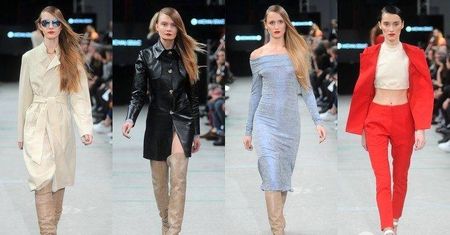 Kolory ziemi, ecru, energetyczna czerwień i boskie buty. Zobacz całą najnowszą kolekcję Michała Szulca [GALERIA]
