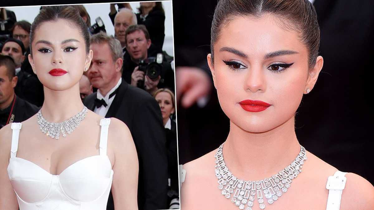 Cannes 2019: Selena Gomez w białym komplecie olśniła na czerwonym dywanie. Kiedy ona tak schudła?!