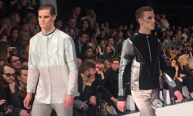 Michael i Sebastian z "Top Model 5" w pełnym makijażu na wybiegu. To było ich kolejne wyjście na Fashion Week Poland