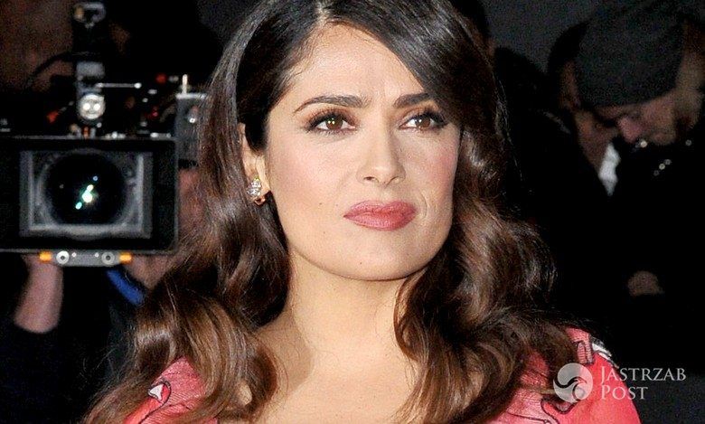 Salma Hayek w sukni Gucci na British Fashion Awards 2015 (fot. ONS)