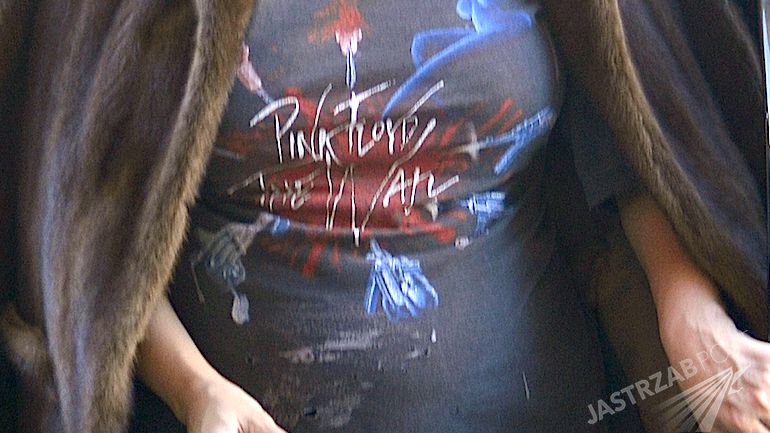 Kim Kardashian w koszulce z Pink Floyd