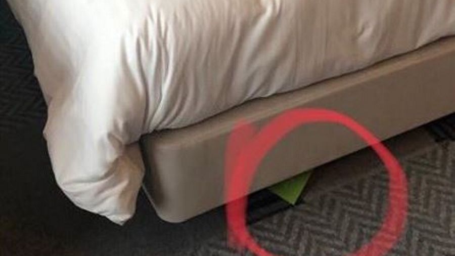 Zdjęcia z hotelu gość udostępnił w mediach społecznościowych