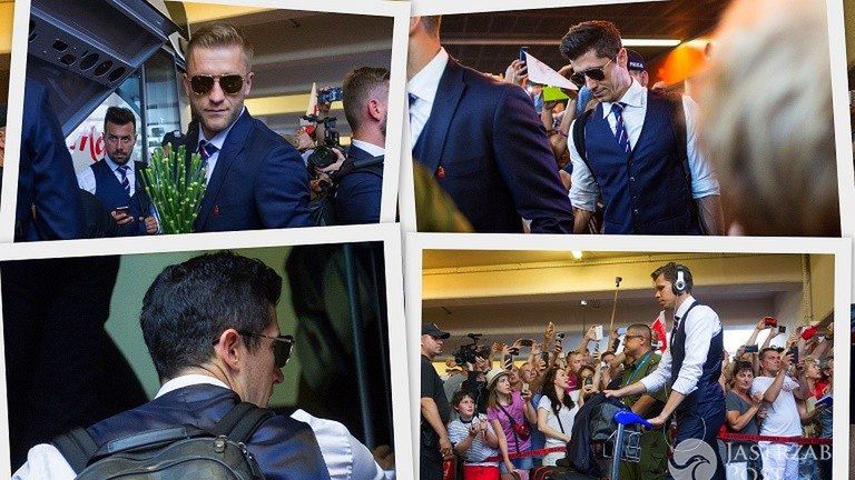 Piłkarze Polski o powitaniu przez kibiców na lotnisku