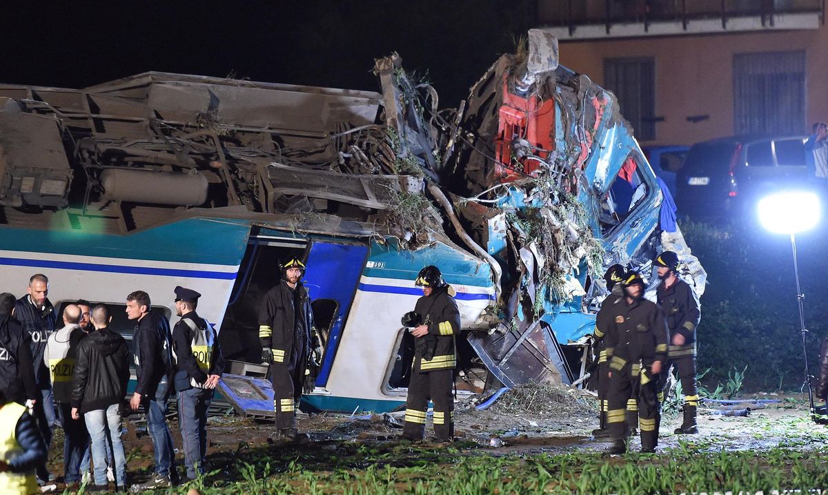 Wypadek kolejowy we Włoszech. Są zabici i ranni