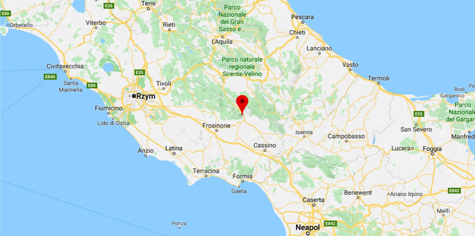 Włochy. Silne trzęsienie ziemi niedaleko Rzymu