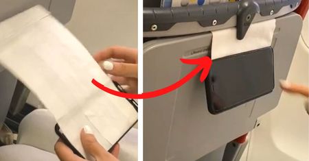 Ten pasażerski trik z telefonem na lot w samolocie podbija sieć!