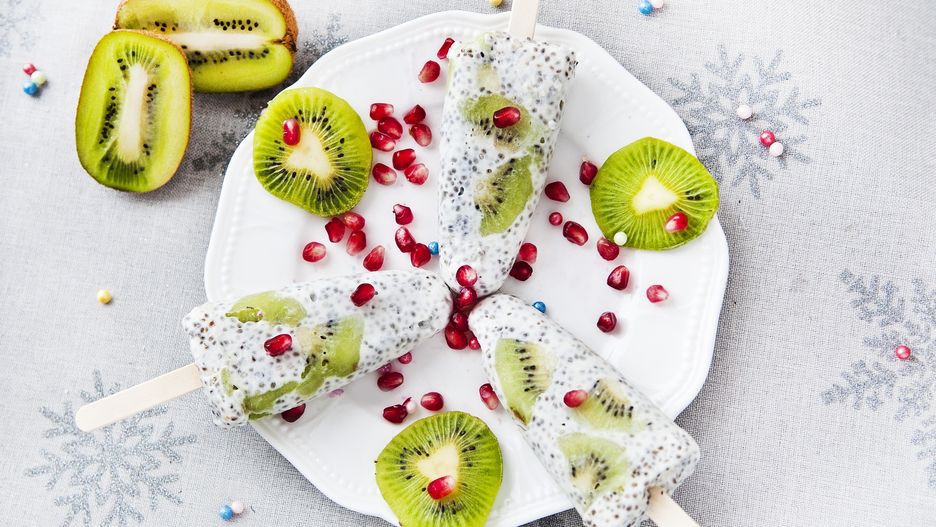 Lody z miętą i kiwi. Orzeźwiające i łatwe do zrobienia