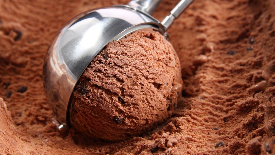 Naturalne lody czekoladowe