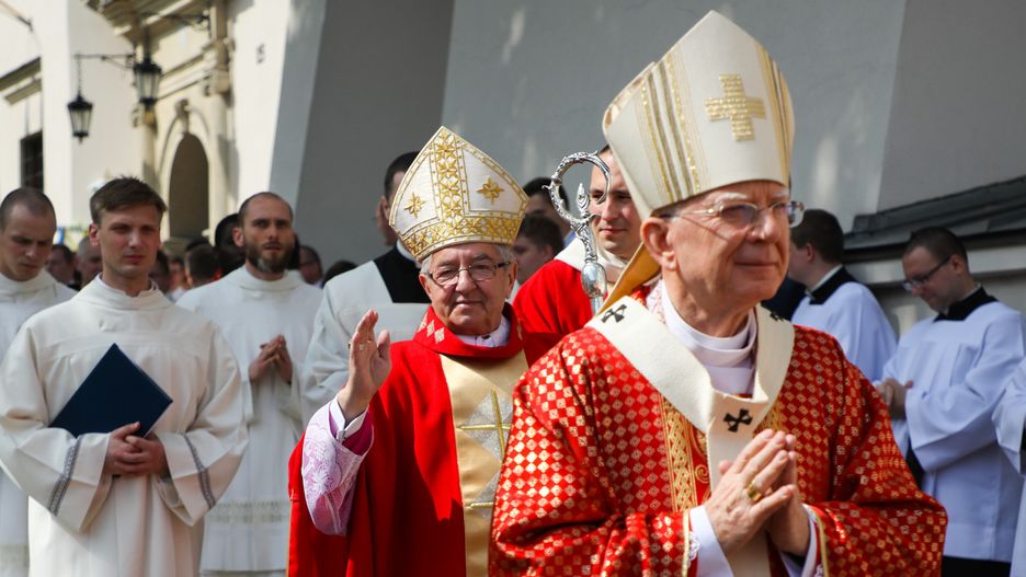 Abp Sławoj Leszek Głódź i abp Marek Jędraszewski 