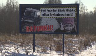 Mieszkańcy łódzkiej ulicy wynajęli billboard. Apelują na nim do Hanny Zdanowskiej