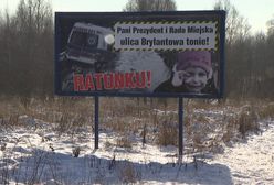 Mieszkańcy łódzkiej ulicy wynajęli billboard. Apelują na nim do Hanny Zdanowskiej