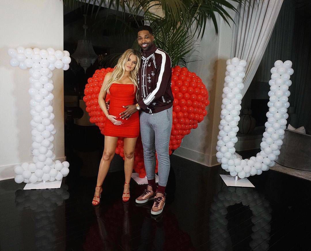 Khloe Kardashian i Tristan Thompson w ciąży