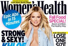 Khloe Kardashian w Women's Health