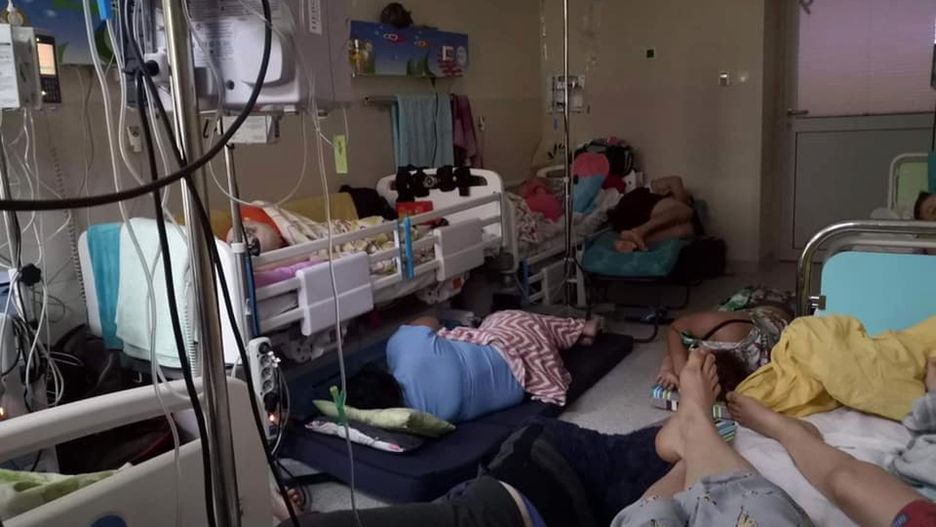 Sala na oddziale onkologii w Instytucie Matki i Dziecka