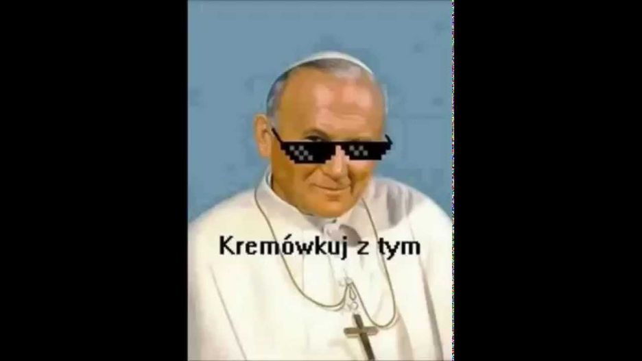 Wizerunek Jana Pawła II często jest wykorzystywany jako cel żartów.