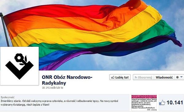 ONR przeprasza za spalenie Tęczy? "Zmieniamy się na lepsze"