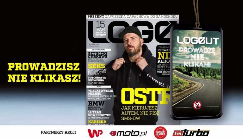 "Prowadzę, nie klikam!" – akcja społeczna magazynu "Logo"