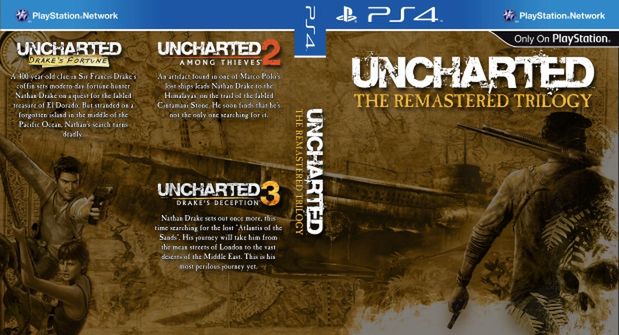 Uncharted: The Remastered Trilogy ma ładną okładkę