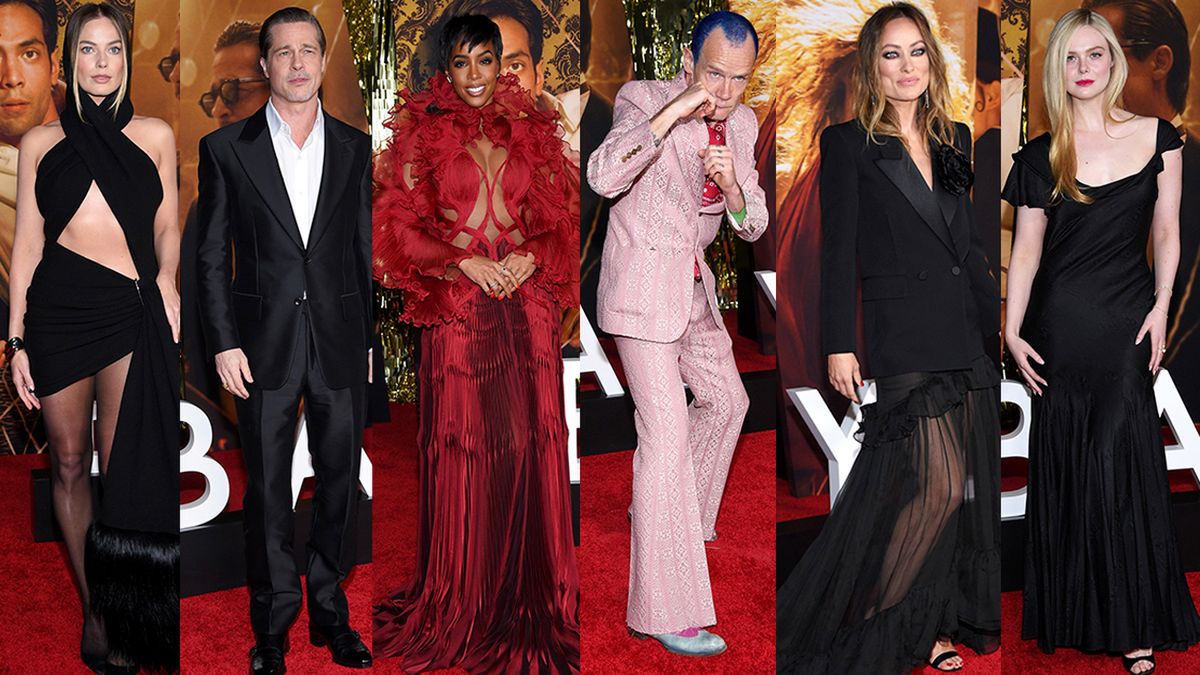 Wielkie gwiazdy na premierze filmu "Babilon": Brad Pitt, Olivia Wilde, Kelly Rowland, Margot Robbie, Elle Fanning