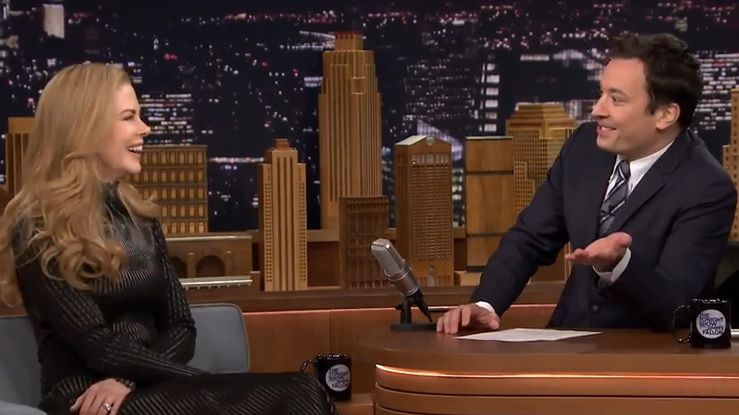 Nicole Kidman i Jimmy Fallon
