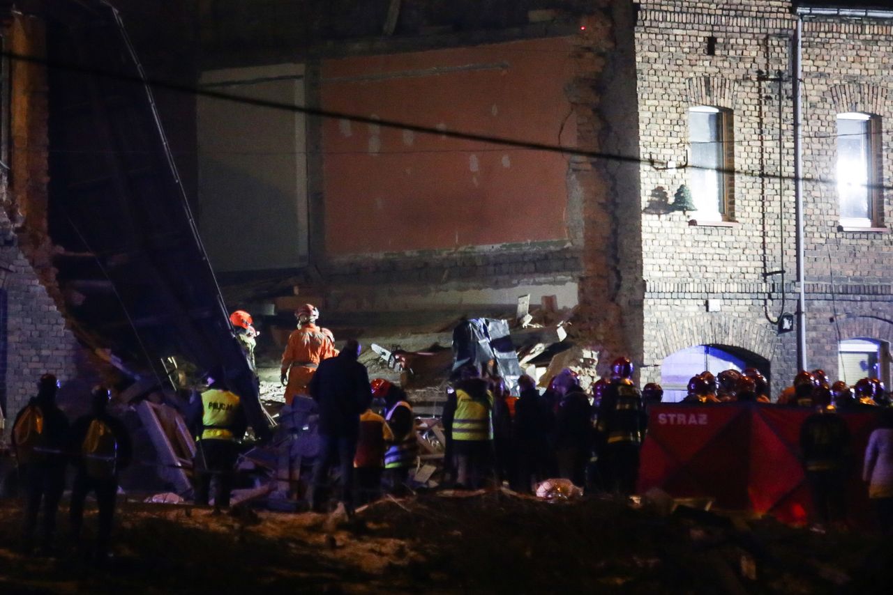Zawalona kamienica w Sosnowcu. Nie żyje jedna osoba