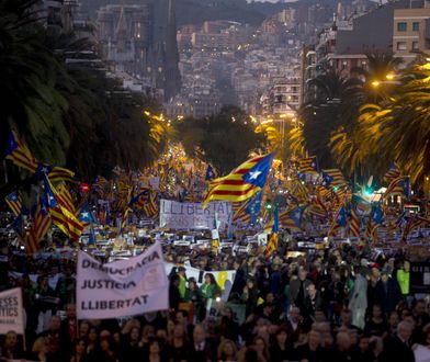 Ogromna demonstracja w Barcelonie. 750 tys. osób na ulicach