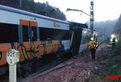 Katastrofa kolejowa pod Barceloną. Wykolejony pociąg