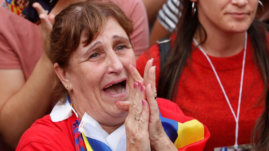 Deklaracja niepodległości wywołała euforię na ulicach Barcelony