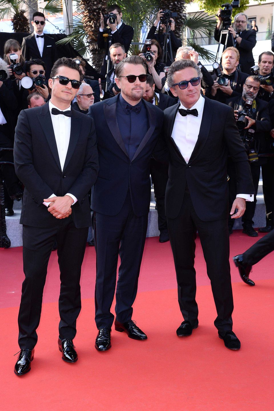 Leonardo Dicaprio i Orlando Bloom - premiera Il Traditore