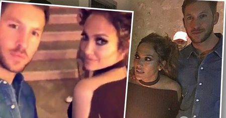 Calvin Harris przeszedł na stronę wroga Taylor Swift? Na 47. urodzinach Jennifer Lopez bawił się z Kim Kardashian [INSTAGRAM]