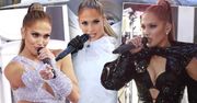 Jennifer Lopez w trzech kreacjach odstawiła spektakularne widowisko w programie na żywo! Tak się robi show! [WIDEO]