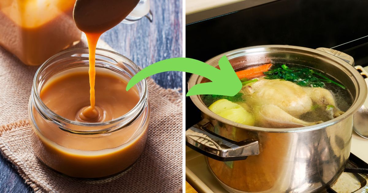 Co zrobić, żeby rosół miał złocisty kolor? Wlej do niego nietypowy składnik