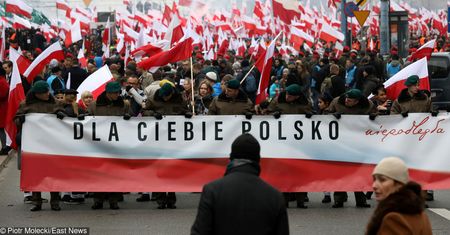 Rzymkowski: trudno powiedzieć z kim maszerowałem. Chyba z narodowcami