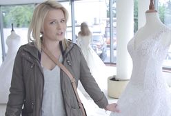 "Pierwsza miłość": Aneta Zając na planie hitu Polsatu w sukni ślubnej