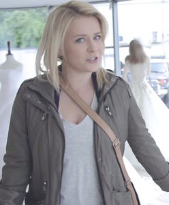 "Pierwsza miłość": Aneta Zając na planie hitu Polsatu w sukni ślubnej