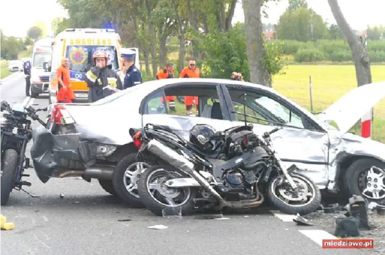 Wypadek motocyklistów w Miłosnej. Wójt wspomina zmarłego szefa OSP. "Zwyczajnie niezwyczajny człowiek"