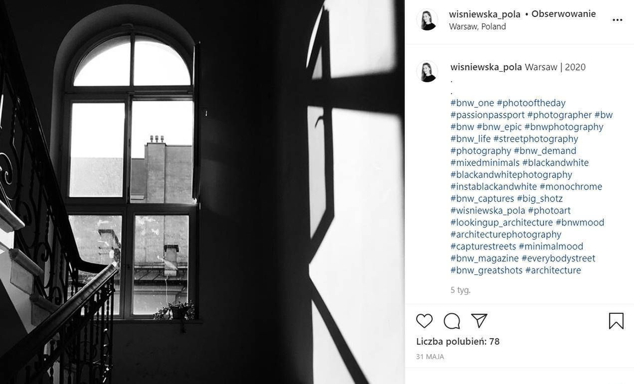 Pola Wiśniewska ma konto na Instagramie