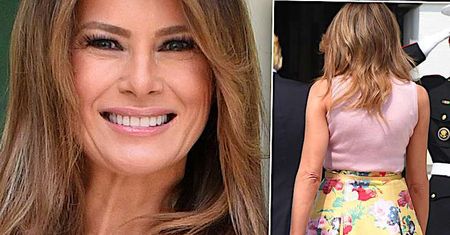 Miało być grzecznie, a wyszło super sexy. Jędrnymi piersiami Melanii Trump ekscytuje się cały świat!
