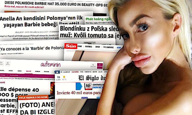 To jakiś obłęd! Cały świat pisze o naszej Anelli! Polska Barbie wywołała prawdziwe trzęsienie w światowym internecie!