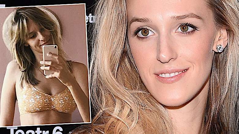 Ola Żebrowska w staniku