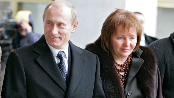 Władimir Putin z żoną Ludmiłą