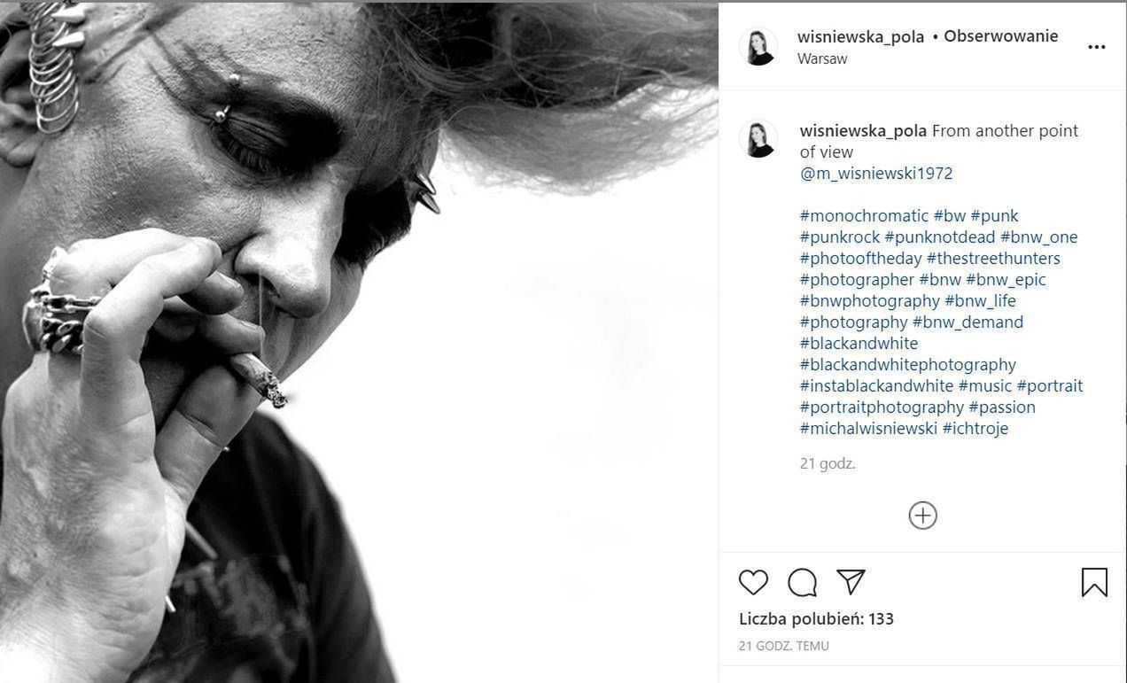 Pola Wiśniewska prowadzi konto na Instagramie