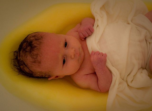 Niemowlę może być kąpane co 2-3 dni