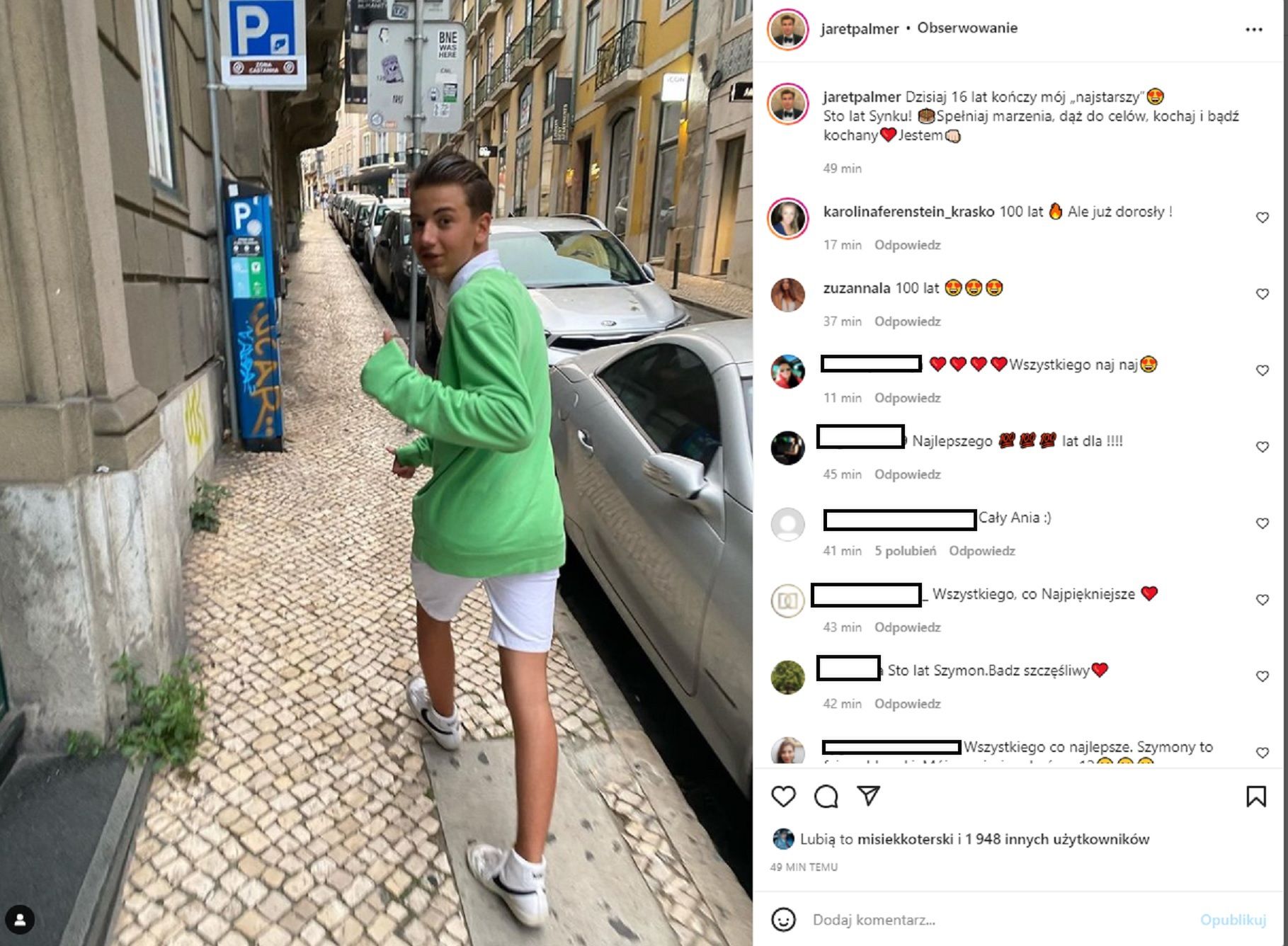 Szymon Bieniuk kończy 16 lat